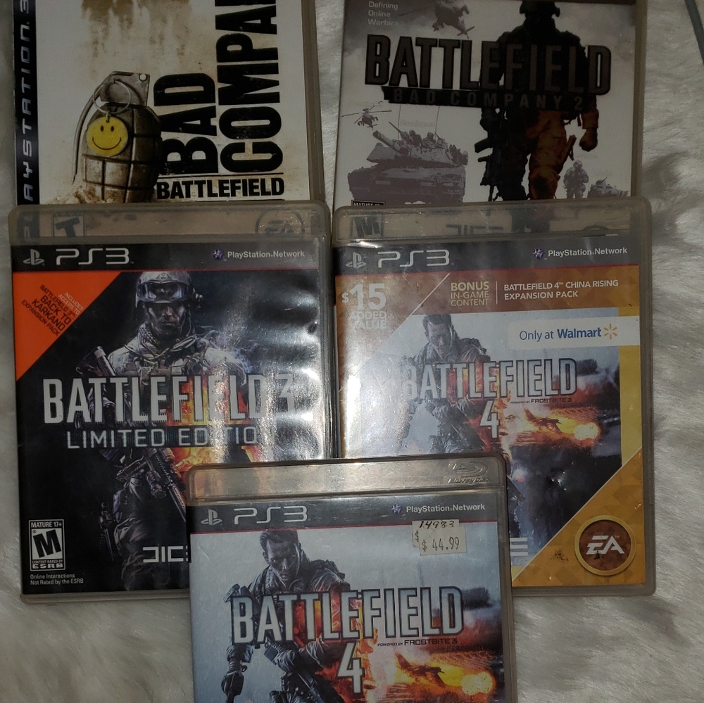 5 Ps3 Battlefield Games